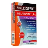 Valdispert Melatonine 1,9 Mg 4 Actions Comprimés B/30 à La Seyne sur Mer