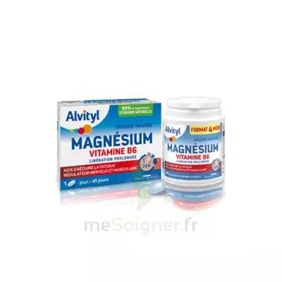 Alvityl Magnésium Vitamine B6 Libération Prolongée Comprimés Lp B/45 à La Seyne sur Mer